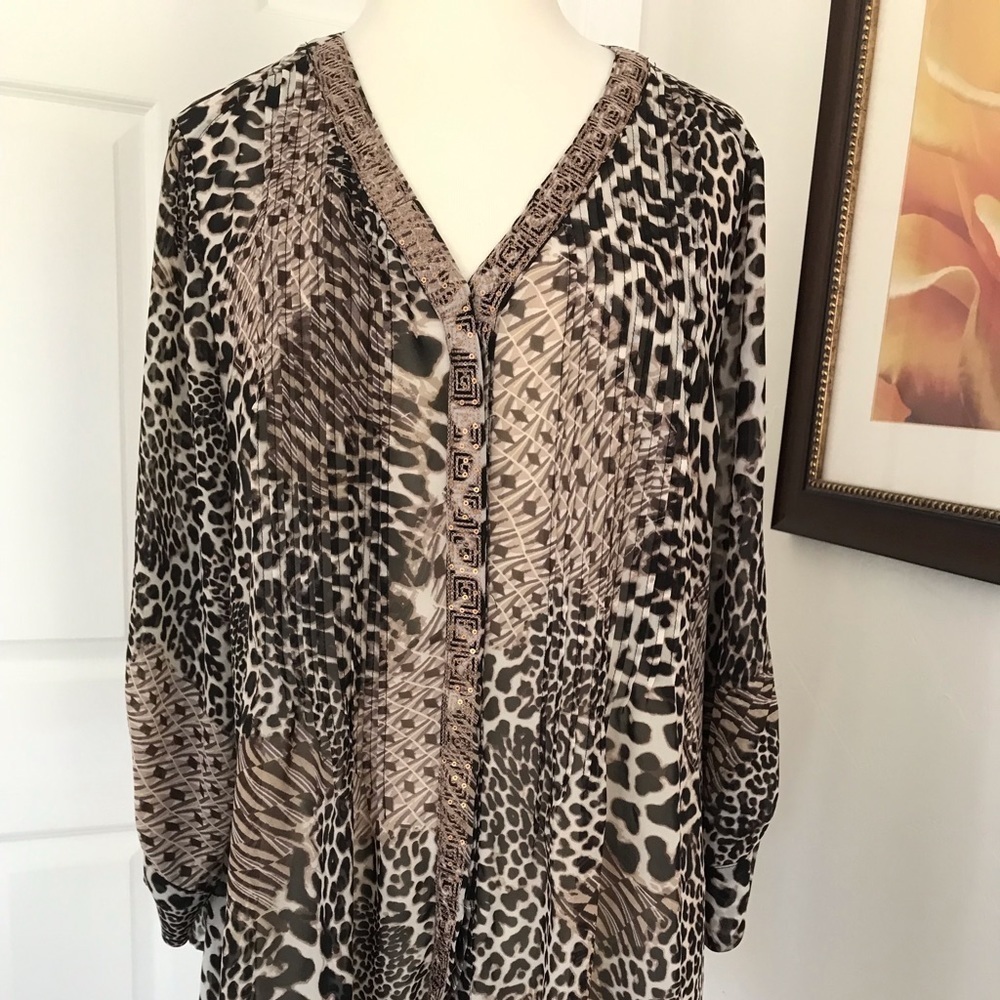 Animal Print Tunic